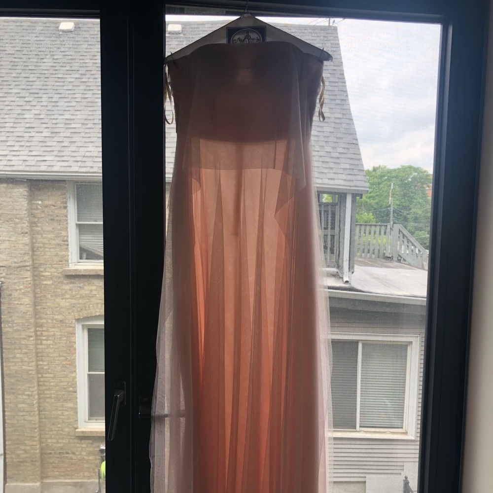 Jenny Yoo blush dress from BHLDN